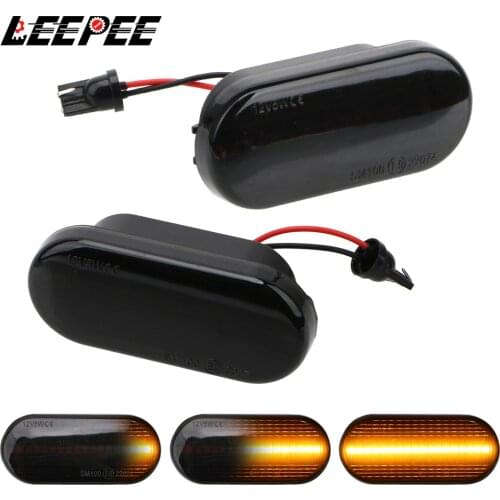 18SMD LED Car Dynamic Side Marker Lamp Light For Volkswagen For VW Bora Golf 3 4 Passat 3BG Polo SB6 SEAT Ibiza Leon Skoda Ford