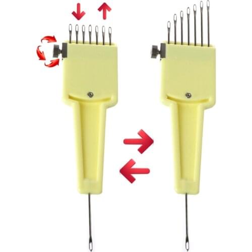 1x7 Needles Adjustable Transfer Tool For 4.5mm/9mm Knitting Sewing Machine New