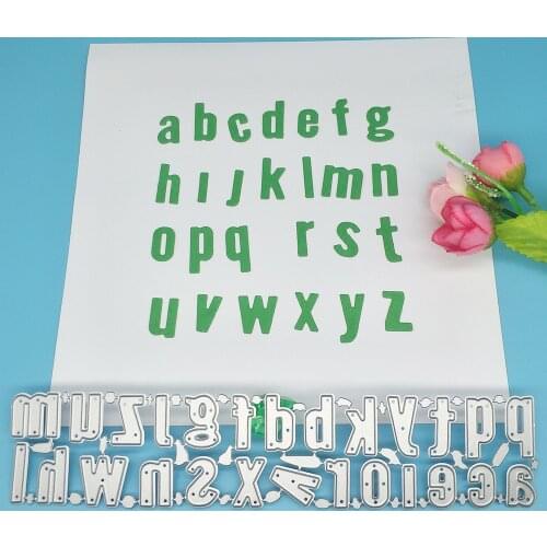 26 English letters metal die-cut paper crafts, scrapbooks, cardboard, photo albums, greeting cards DIY decoration