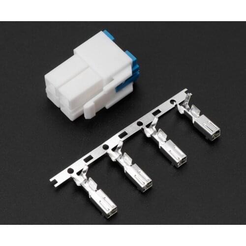 4 Pin Short Wave Radio Power Supply Socket Cable Cord Connector for ICOM IC-7000 IC-7600 FT-450 TS-480 Ju05 20 Dropship