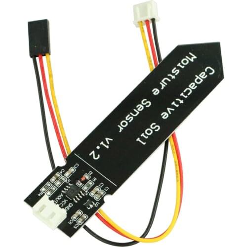 Analog Capacitive Soil Moisture Sensor V1.2 3.3~5.5V Corrosion Resistant With Gravity 3-Pin Interface for Arduino Raspberry