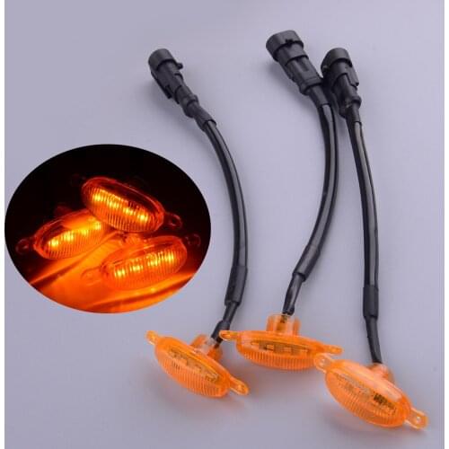 1 Set 23 cm Car LED Front Grille Running Marker Light Plastic Fit For GMC Sierra 2500 2019 2020 2021