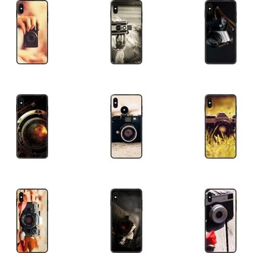 Retro Camera Serve Up Black Soft Art Print Cover Case For Apple iPhone 11 12 Pro X XR XS MAX 5 5S 5C SE 6 6S 7 8 Plus