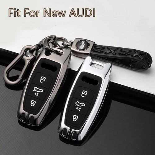Car Key Case Holder Cover Wallet For Audi A6 A8 A7 Q8 2018 2017 2019 2020 Car Interior Accessories