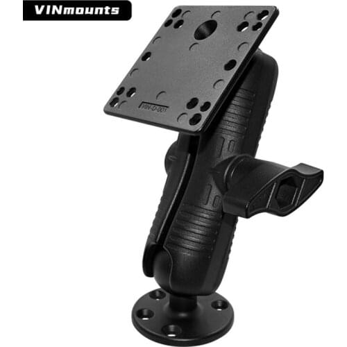 2.25" Double Ball Mount with VESA 100x100 Plate for Electronic Equipment