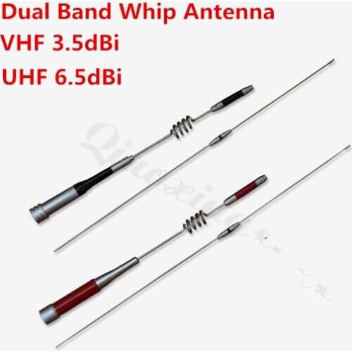 Dual band high gain foldable coil whip antenna 144 430M UV band car rmobile radio antenna