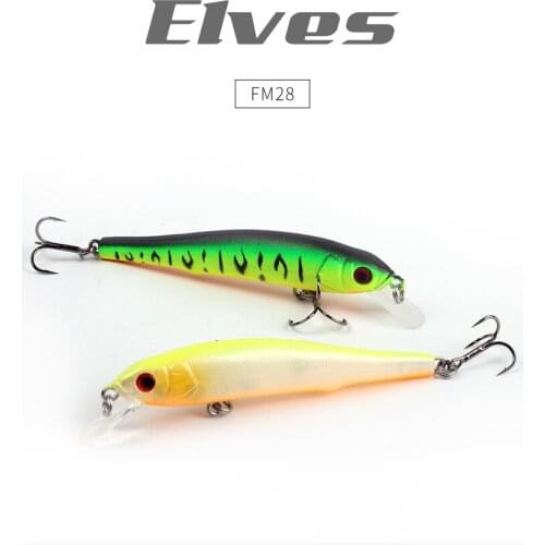 Fishall Elves 80SP Light Hard Bait 80mm 6.3g Suspending Aritificial Lure 3D Eyes FM28