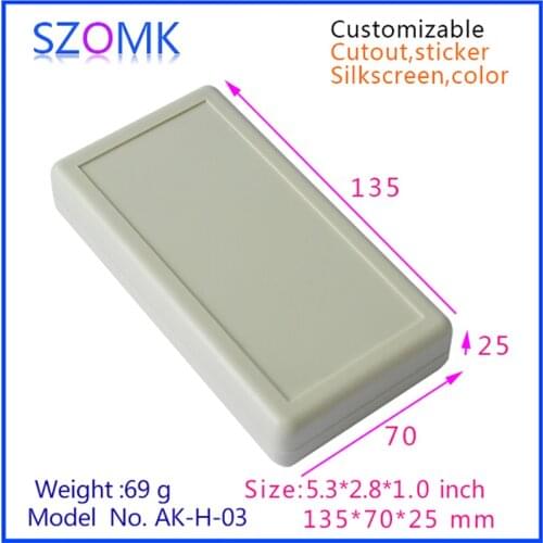 10 pcs, 2AA battery plastic enclosure plastic case electrical junction box electronic project box 135*70*25mm