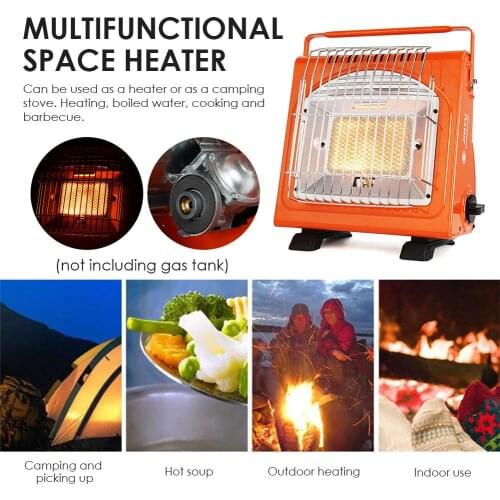 Space Heater Portable Gas Heater for Camping Tent Outdoors Heater Cooker Travelling Hiking Picnic purpose Use Stove Heater
