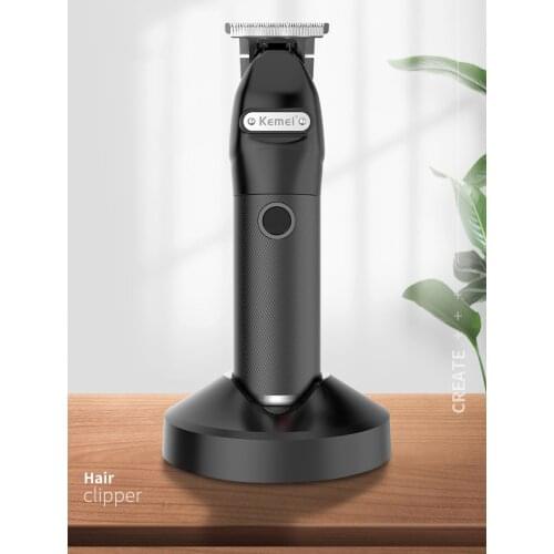 Kemei 1753 Professional Electric Hair Clipper for Men Rechargeable Salon Barber Hair Trimmer Beard Mower Shaving Cutting Machine