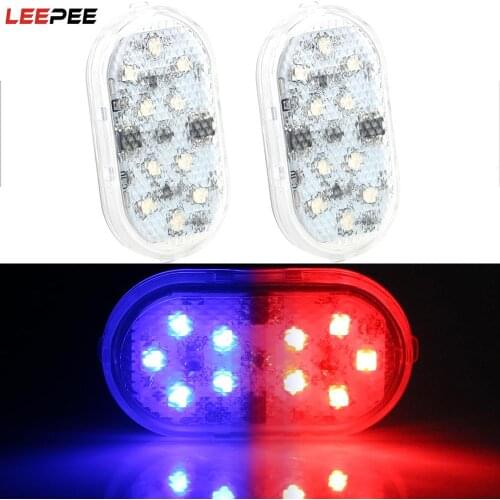 Parking Lamp 10 LEDs 2 Pcs Wireless Magnetic Signal Lamp Car Openning Door Warning Light Safety Anti-collision Lights