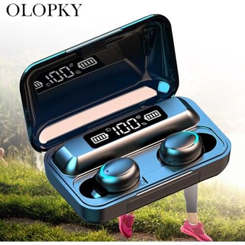 TWS 5.0 Wireless Earphone 8D Bass Stereo In-Ear Bluetooth Earphones Earbuds Handsfree Headset With Microphone Charging Case