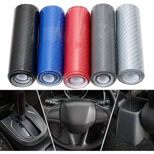 Carbon Fiber Vinyl Film Interior Carbon Fiber Film Wrap Motorcycle Car Car Styling Accessories 10cmX152cm DIY 5D High Glossy