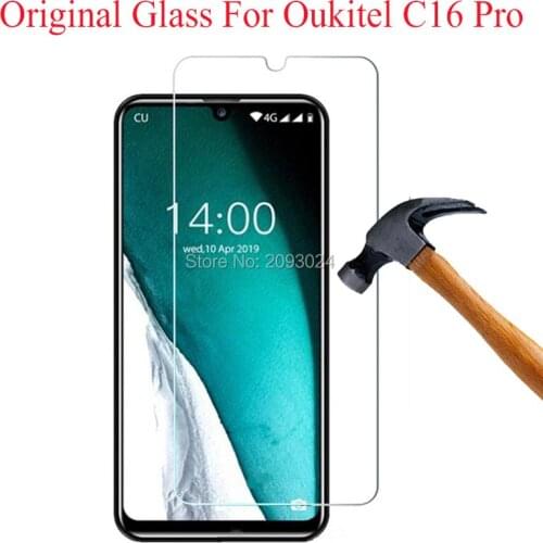 For Oukitel C16 Pro Tempered Glass Original Premium 9H 2.5D Screen Protector Film For Oukitel 16 Pro Protective Glass Guard