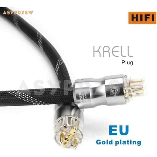 1.5M HIFI FURUKAWA Audio OFC power cable With KRELL gold plated IEC U.S plug