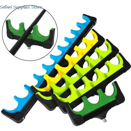 1pc high quality 3-10holes Carp Fishing Rod Holder Stand 30.5-50.5cm Hard EVA Foam Top Feeder Rod Pod Freshwater Pole Tackle