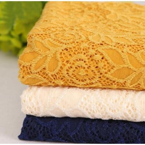 2yards/lot High quality water soluble african cord lace fabric,African guipure lace for dress sewing Options Wedding Dress Gown