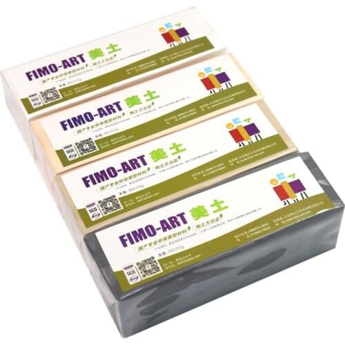 450g DIY Professional Soft Clay Polymer Hand-made Sculpture Ceramic Clay Doll Skin Color Prototype Material