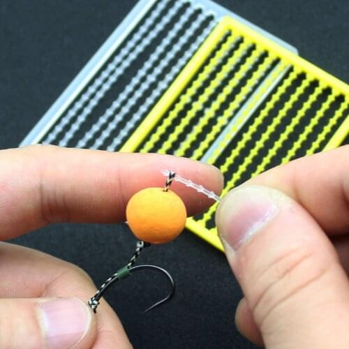 5Set=500PCS Carp fishing boilie inserts hair rigs fishing bait stops Hair Rig Bait Stop Pop Up Stoppers Carp Fishing Accessories