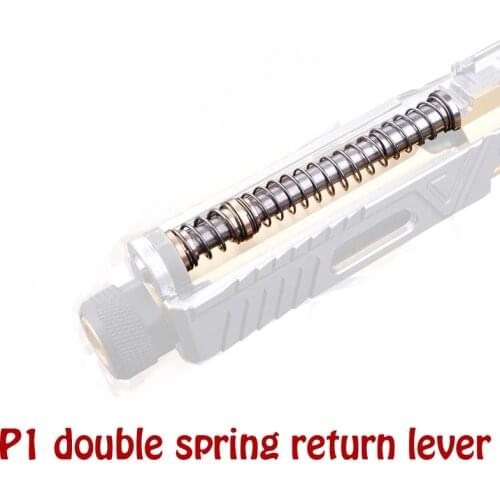 AK UNCLE Gel blaster Kublai P1 stainless steel double spring re-entry rod metal upgrade accessories