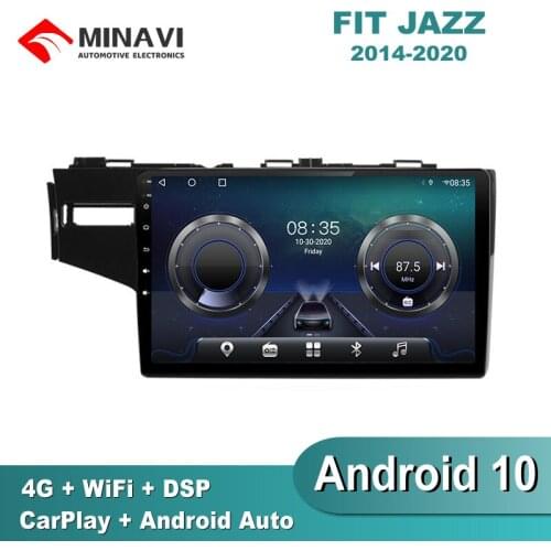 10'' Android9 For Fit Jazz 2014/2015/2016/2017/2018 Car Radio Multimedia GPS Navigation Navi Player Auto Stereo WIFI 2 din