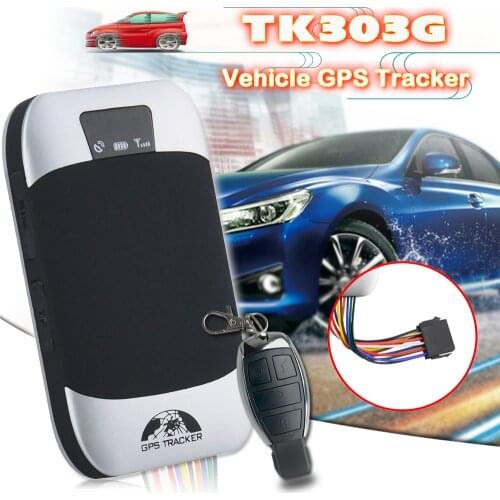 Coban Car Alarm Vehicle Tracker Gps 303G Real time Quad band Google maps gps tracker Free Web Platform Car Burglar Alarm system