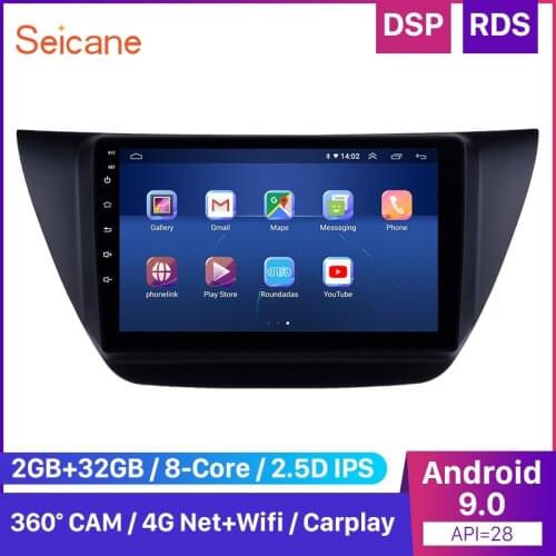 Seicane 2din Android 8.1 Car GPS Multimedia for Mitsubishi lancer ix 2006-2008 2009 2010 9" Radio Navigation Player WIFI SWC