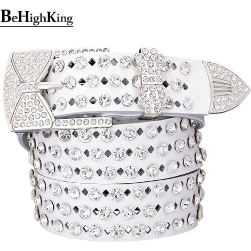 BeHighKing Women's Leather Belts