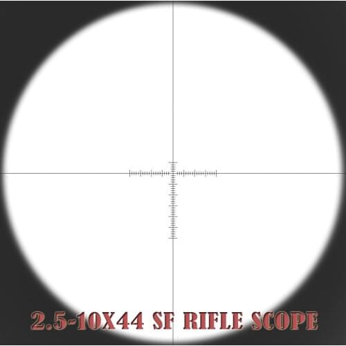 Free shipping 2.5-10x44FIR- Side Focus 30mm rifle scope AR sight Long Range .308 .338 Hunting Tactics reticle