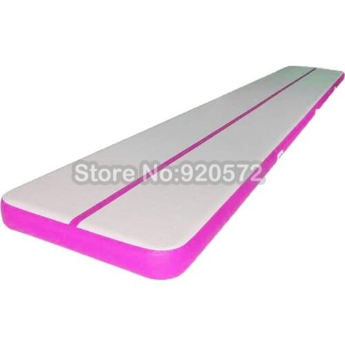 Free shipping Free Pump 8X2X0.2m Air Track Mat Inflatable Gymnastics,Cheerleading Inflatable Air Track For Sale
