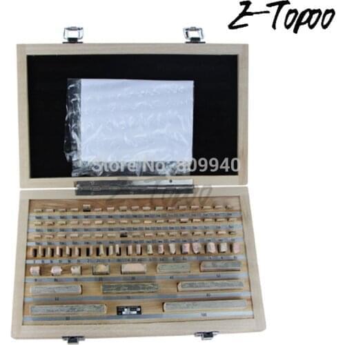 ETOPOO 1.005-100mm 0 Grade 1 Grade Block Gauge Inpsection Block 83Pcs/Set Inspection Gauge Block