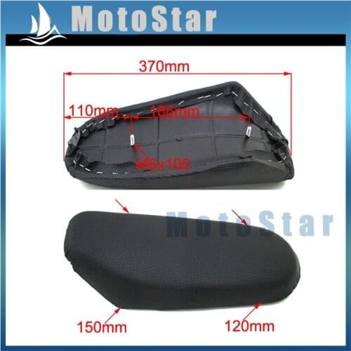 Black Foam Seat Assembly Cushion For 47cc 49cc Mini Moto Dit Pocket Bike Coolster QG-50