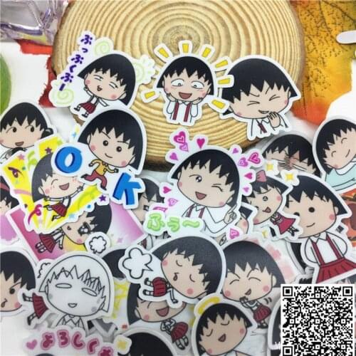 40 pcs Anime naughty girl Stickers for Car Styling Bike Motorcycle Phone book Travel Luggage toy Funny Sticker Bomb Decals