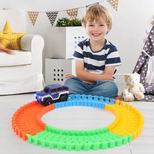 Race Tracks for Kids Boys Toy Construction Car and Flexible Track Playset Create Engineering Road Toys for Boys Girls Best Gi