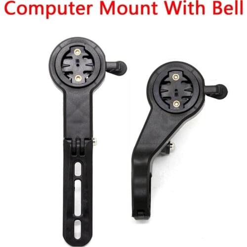Bicycle Computer Mount With Bike Bell Speedometer GPS Computer Mount Gopro Sport Camera Holder For GARMIN CATEYE Bryton 4 in 1