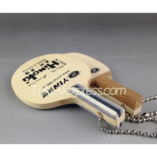 2x YINHE Mini HINOKI Table Tennis Racket Keychain / Key Chain Pendant Original GALAXY Ping Pong Bat Small Gift / Souvenir