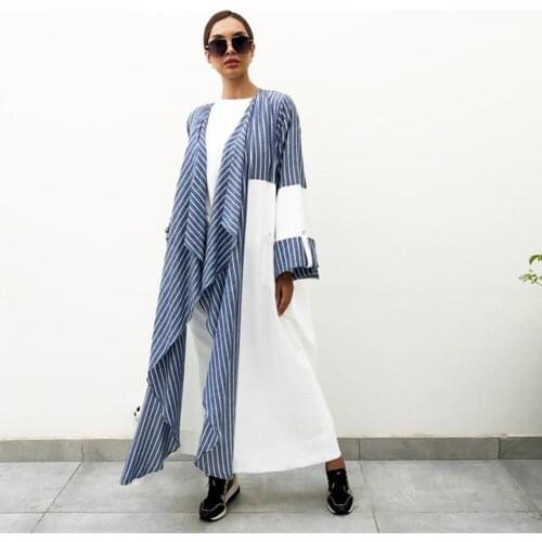 Muslim Jacket Robe Femme African Clothing Long Skirt Dubai Robe Loose Casual Plus Size Dress Robes De Soirée Summer Dress 2021