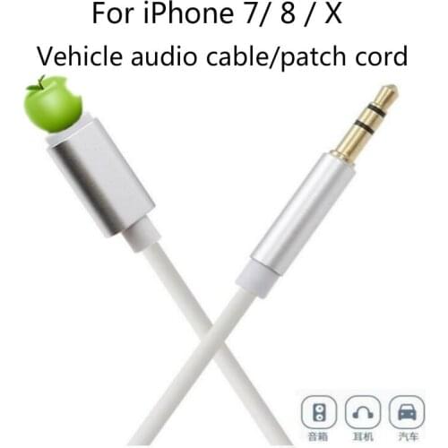New Aux Audio Cable Lightning to 3.5mm Jack Adapter Cable Speakers Car Lightning To 3.5 Phone Accessories USBC Adapter Wire Line