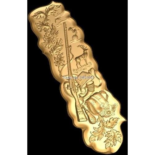 Ohota-panel 3d model STL relief for cnc STL format Ohota-panel 3d model for cnc stl relief artcam vectric aspire