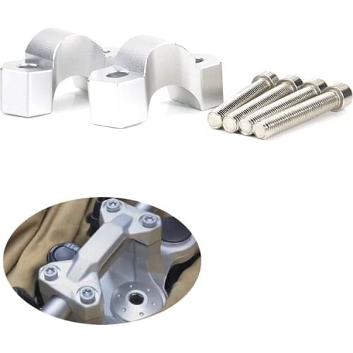 Fit For BMW F850GS F850 GS Adventure Motorcycle CNC Handlebar Riser Clamp Mounting Kit Handlebar Riser Clamp Adapter