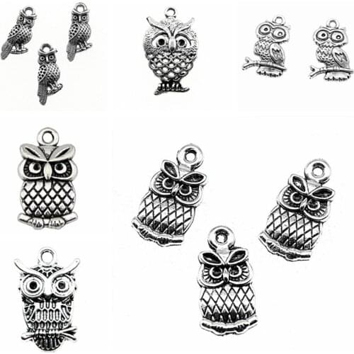 Tristana Owl Charms designer charms for jewelry making diy jewelry kit accessories