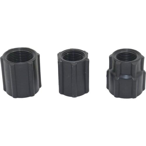 1/2" 3/4" Female Thread Straight Connector 1/2" to 3/4" Internal Thread Reducer Coupling Adapters Plumbing Pipe Fittings