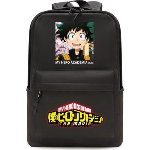 My Hero Academia Bakugou Todoroki Boku No Hero Academia backpack fashion school kawaii men backpacks da moda backpack