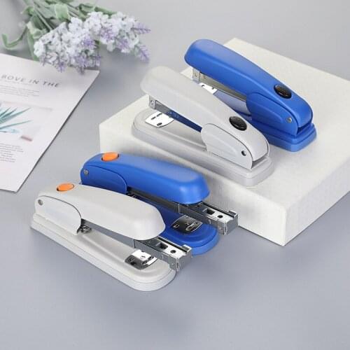 Stapler medium office accessories bullet binding with button box for student office stapler stationery small business supplie cn