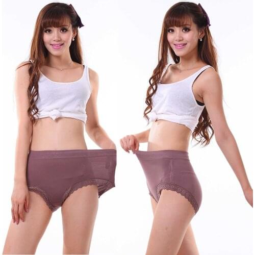 New Arrival Lingeries Underwears Women Briefs Plus Size 5XL Soft Lace Modal womens Panties