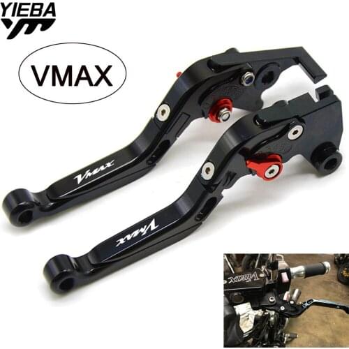 VMAX CNC Adjustable Foldable Motorbike Brakes Clutch Levers For Yamaha V-MAX VMAX V MAX 2009-2016 2015 2014 2013 2012 2010