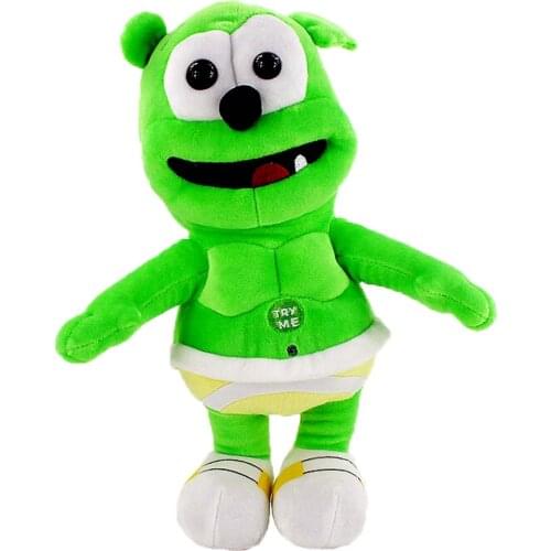 Great 30cm Gummy Bear Voice Pet Funny Lovely Toys Singing Plush Toy Best Gift For Kids