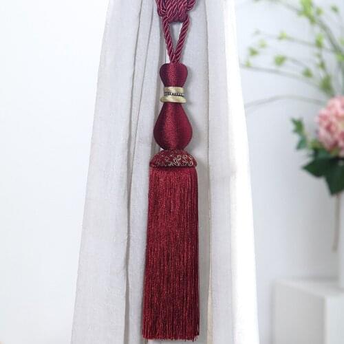 2 Pcs Modern Minimalist Curtain Tiebacks Curtain Holdbacks Tassels Home Bandages Brushes Curtain Accessories