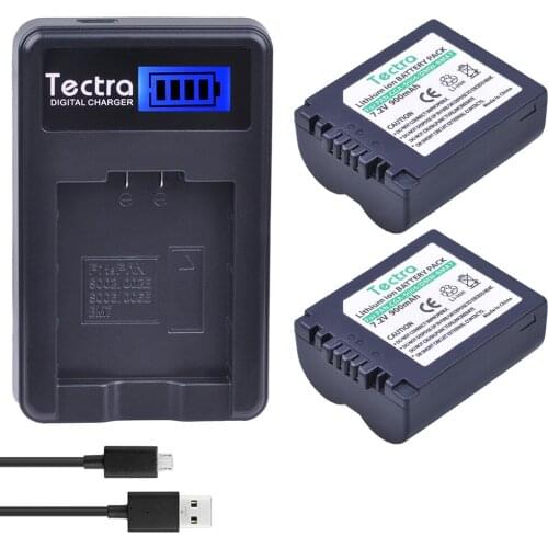 2 x CGA-S006 S006 S006A DMW-BMA7 DMW BMA7 Battery + LCD USB Charger for Panasonic DMC FZ7 FZ8 FZ18 FZ28 FZ30 FZ35 FZ38 FZ50