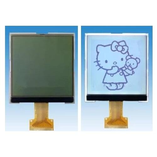 24PIN COG 128128 LCD Screen ST7571 Controller SPI / IIC / Parallel Interface White Backlight